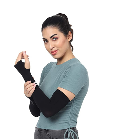 Alte produse - Set 2 Mâneci Supraelastice Braț și Mână - Protecție Sport, Fitness și Outdoor, Mov