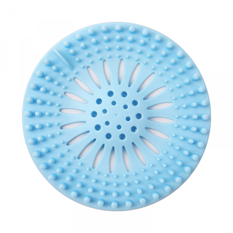 Accesorii chiuvete - Set 3 Bucati Sită Silicon Scurgere – Protecție Sifon Chiuvetă, Cadă & Pardoseală , Albastru| Coral Best Deals