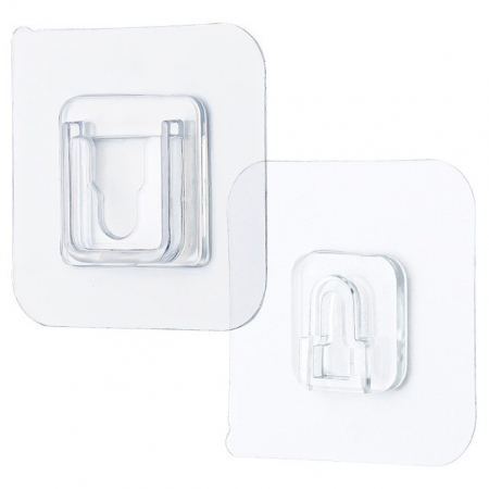 Set 5 Agățători Autoadezive Transparente - CBD CORAL BEST DEALS [12]