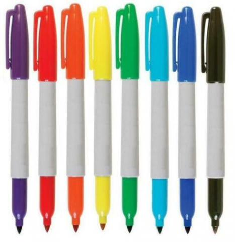 Set 8 Markere, Multifuncionale, Colorate cu Sclipici pentru Contur, Profesional, CBD CORAL BEST DEALS [3]