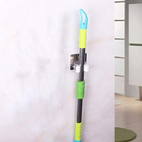 Suport Adeziv Alb Premium, pentru Matura, Mop sau Accesorii Bucatarie si Baie, CBD CORAL BEST DEALS Alb [4]