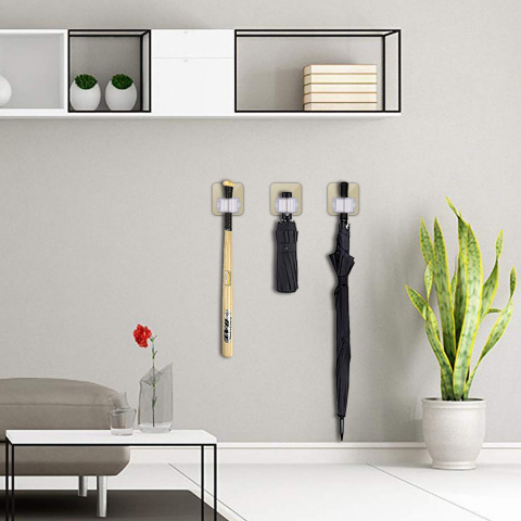 Suport Adeziv Alb Premium, pentru Matura, Mop sau Accesorii Bucatarie si Baie, CBD CORAL BEST DEALS Alb [8]