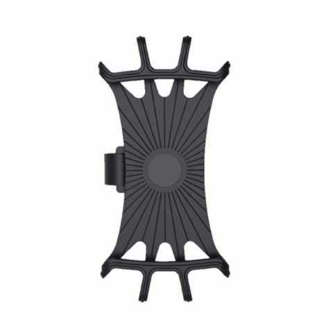 Suporturi accesorii biciclete - Suport Telefon pentru, Bicicleta, Motocicleta, Trotineta sau Carucior - Model Universal din Silicon Negru, CBD CORAL BEST DEALS Negru