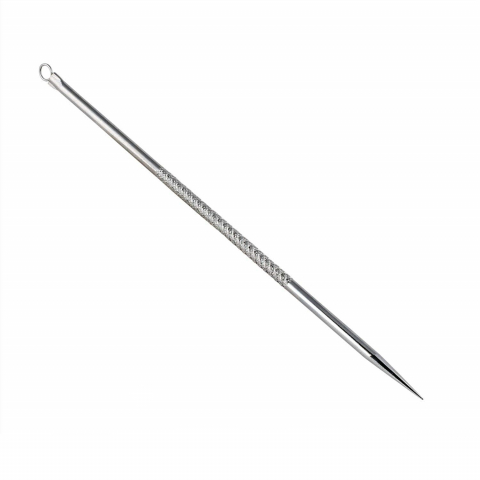 Ustensila Extractor pentru Indepartarea Punctelor Negre, Acnee si Cosuri, din Inox, Premium, CBD CORAL BEST DEALS Argintiu 1 bbl [0]