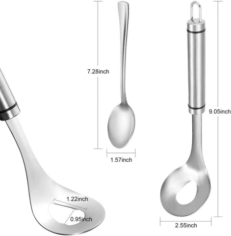 Ustensila Metalica pentru Facut Chiftelute din Carne sau Legume, 24cm, Inox Premium, CBD CORAL BEST DEALS 24 cm [7]