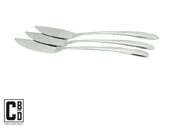 Set 3 cuțite pentru pește din inox 18/10, 199 mm