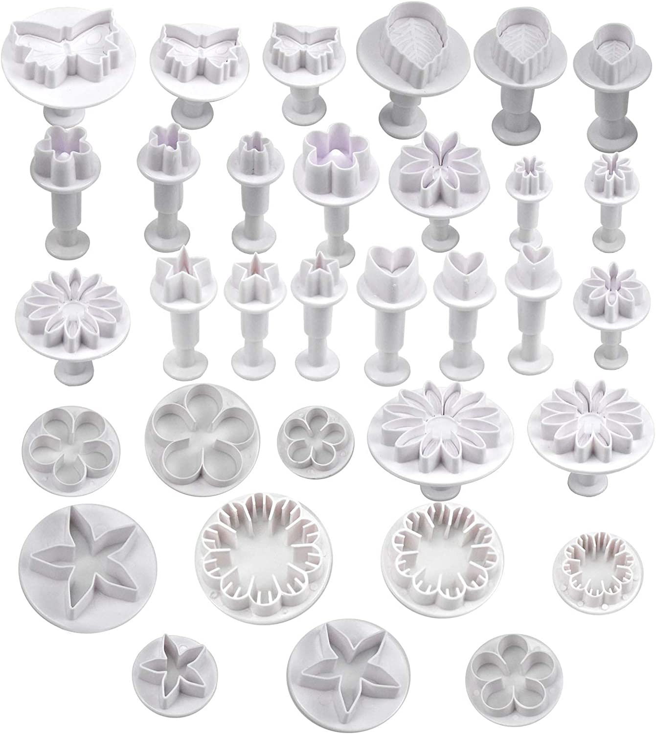 Set 33 forme pentru decorat torturi, prăjituri și cupcakes