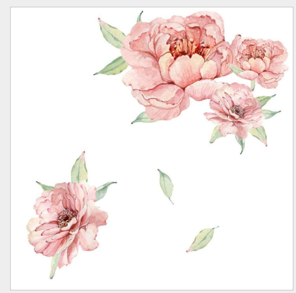 Sticker decorativ autoadeziv cu Flori Japoneze, 50 cm, pentru perete și decor interior, CoralBestDeals