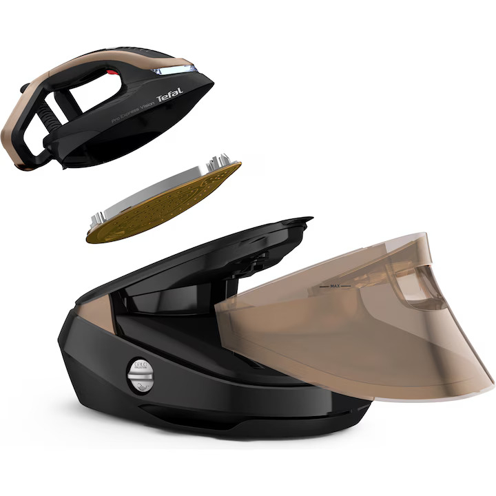 Statie de calcat Tefal Pro Express Vision GV9820E0, negru/auriu [5]