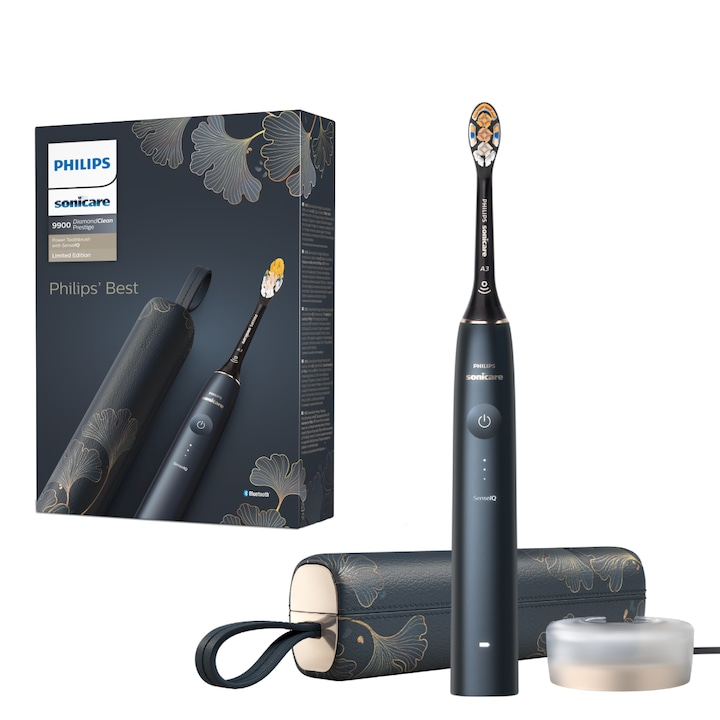 Periuta electrica sonica Philips Prestige 9900 HX9992/42, Albastru [1]