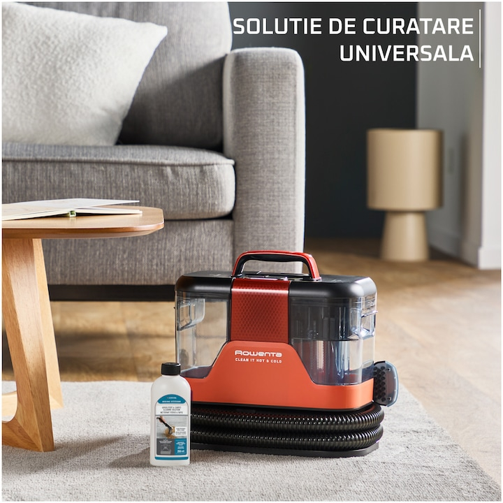 Aspirator cu spalare Rowenta Clean IT Hot & Cold IN7011F0, portocaliu & gri [6]