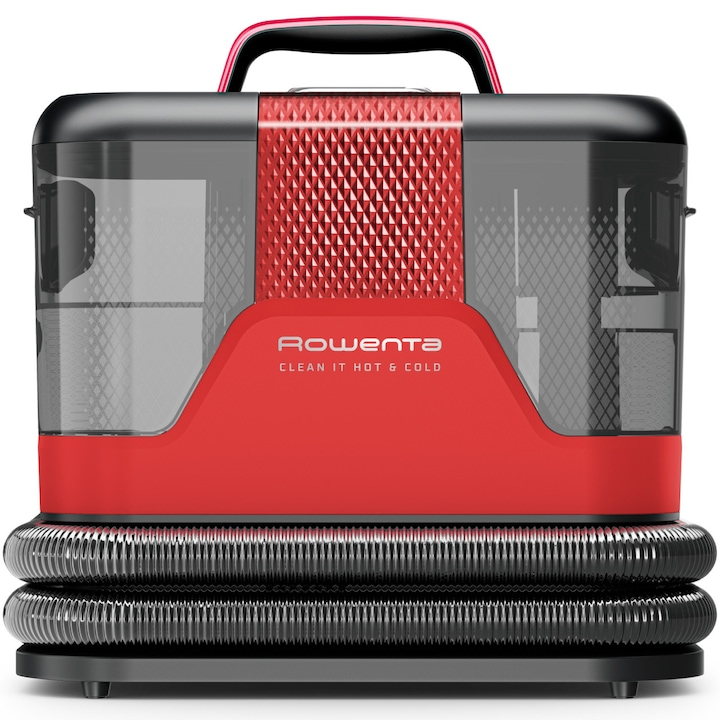 Aspirator cu spalare Rowenta Clean IT Hot & Cold IN7020F0, rosu & gri [7]