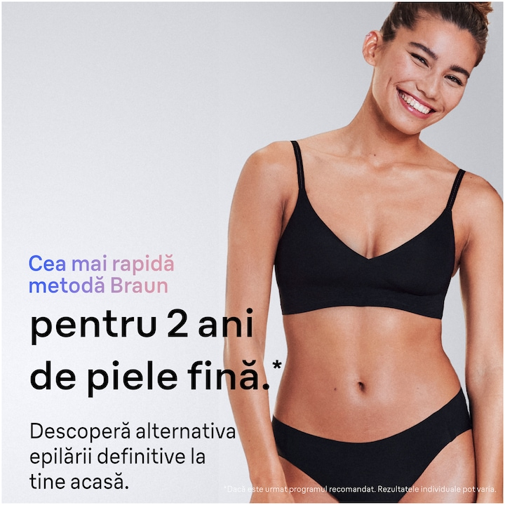 Epilator IPL Braun Skin iExpert PRO 7 PL7253 Tehnologie Skin iExpert, Roz [2]