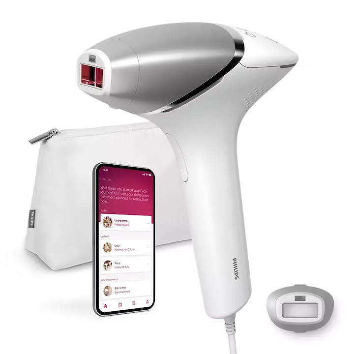 Epilator IPL Philips Lumea Seria 8000 BRI940/00, alb/argintiu [1]