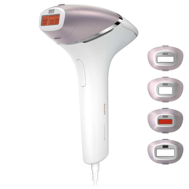 Epilator IPL Philips Lumea Seria 8000 BRI947/00, Alb/Roz [1]