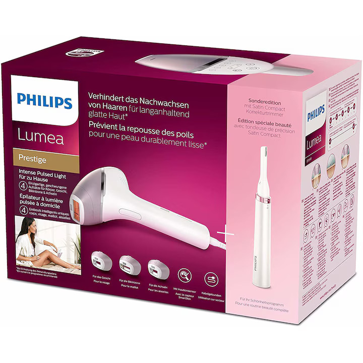 Epilator Philips Lumea Prestige IPL BRI 949/00, alb/roz [10]