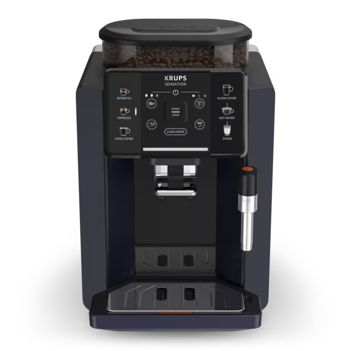KRUPS Sensation EA910B10 automatic espresso machine, black/purple [3]