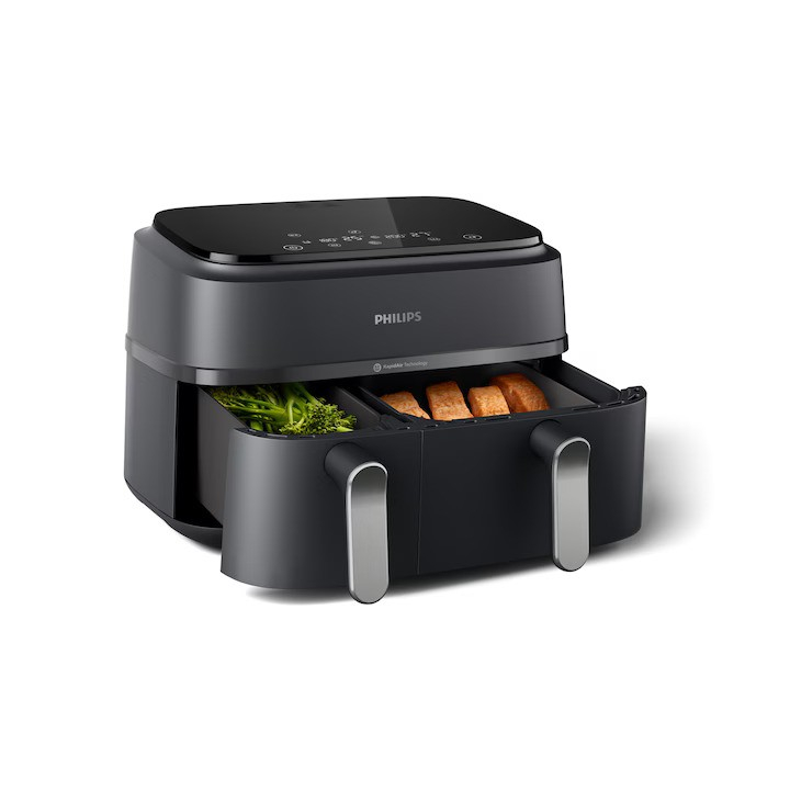 Friteuza dubla fara ulei Philips Airfryer Seria 3000 NA351/00, negru [3]