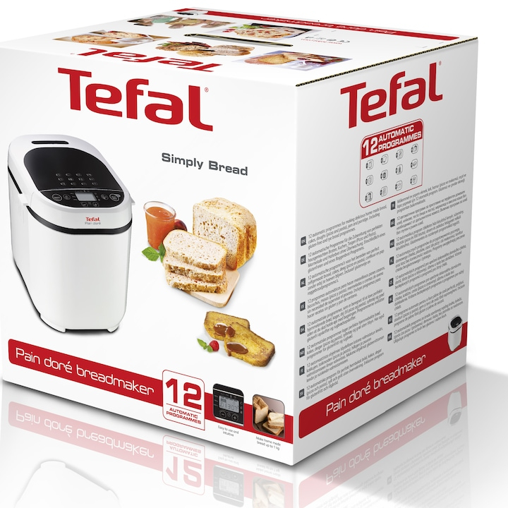 Masina de paine Tefal Pain Doré PF210138, alb/negru [9]
