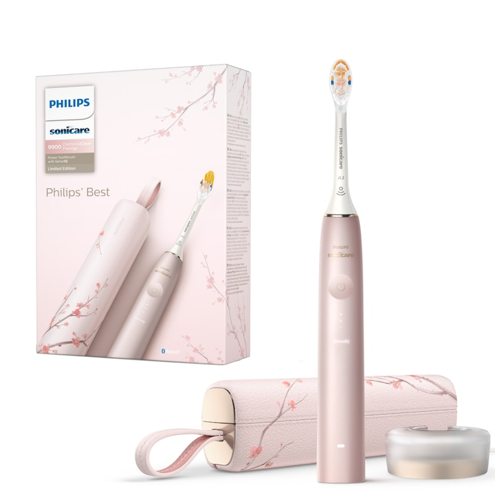 Periuta electrica sonica Philips Prestige 9900 HX9992/31, Roz [1]