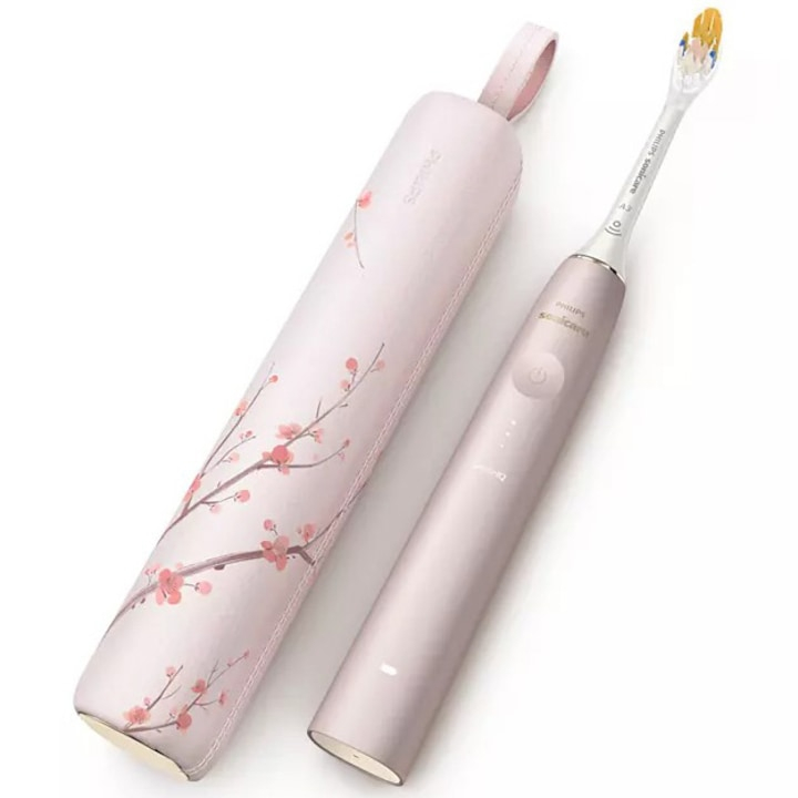 Periuta electrica sonica Philips Prestige 9900 HX9992/31, Roz [4]