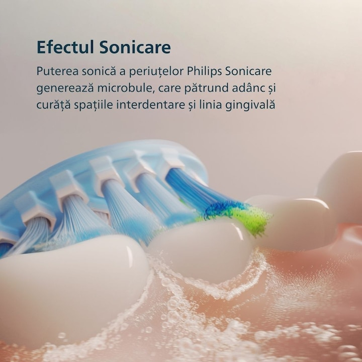 Periuta electrica sonica PHILIPS Sonicare DiamondClean Seria 9000 HX9911/79, roz [8]
