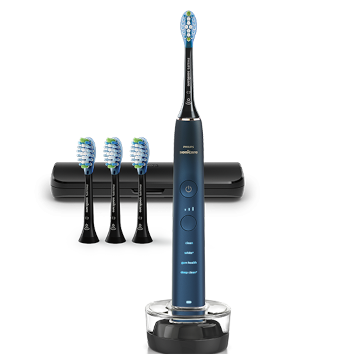 Periuta electrica sonica PHILIPS Sonicare DiamondClean Seria 9000 HX9911/89, Acvamarin [9]