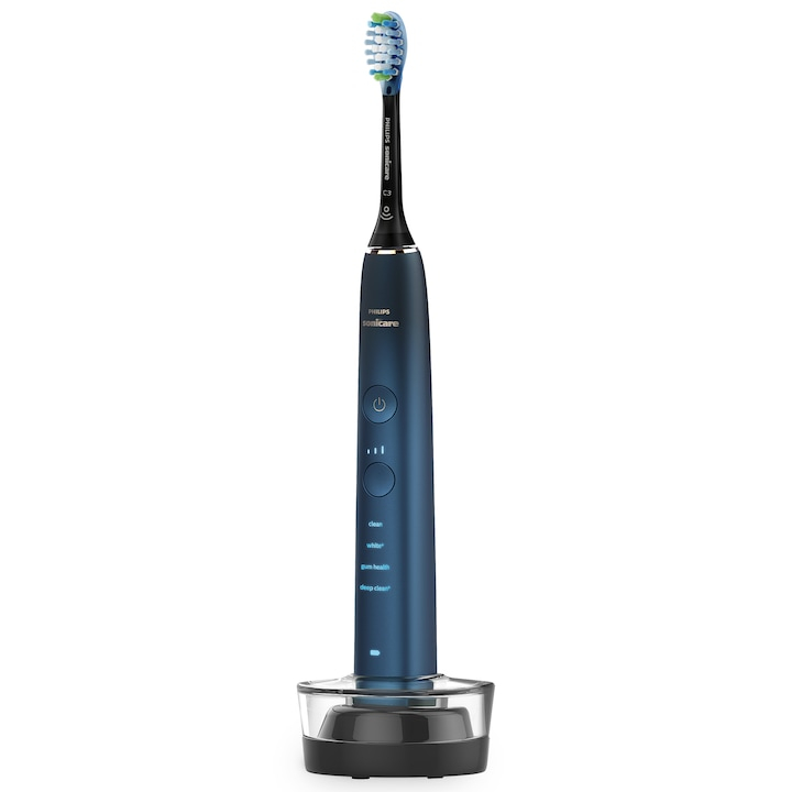 Periuta electrica sonica PHILIPS Sonicare DiamondClean Seria 9000 HX9911/89, Acvamarin [2]
