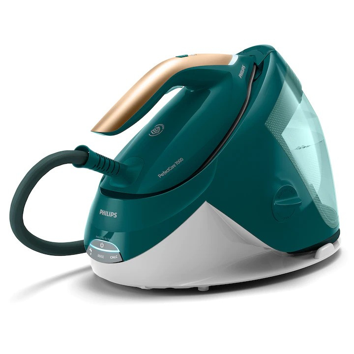Statie de calcat cu abur Philips PerfectCare Seria 7000 PSG7140/70, alb/verde [2]
