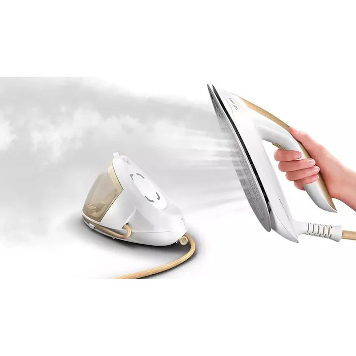 Philips PerfectCare steam iron series 8000 PSG8040/60, white/gold [5]