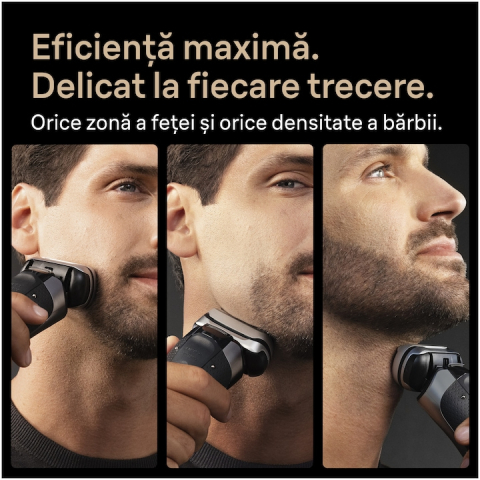 Aparat electric de ras Braun Seria 9 PRO+ 9667CC, Argint [5]