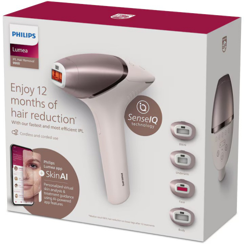 Epilator IPL Philips Lumea Seria 9900 BRI977/00, roz pudra [9]