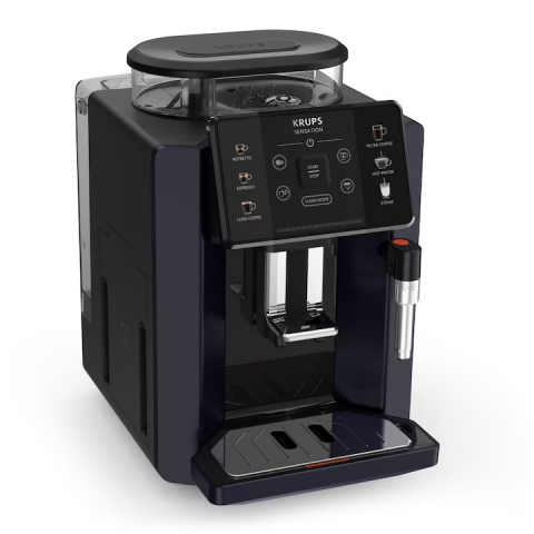 KRUPS Sensation EA910B10 automatic espresso machine, black/purple [1]