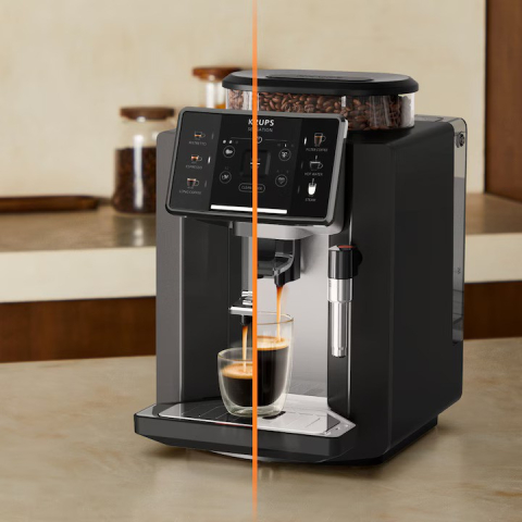 KRUPS Sensation EA910B10 automatic espresso machine, black/purple [3]