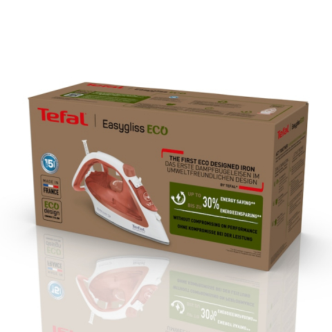 Fier de calcat Tefal EasyGliss Eco FV5782E0, alb/portocaliu  [2]