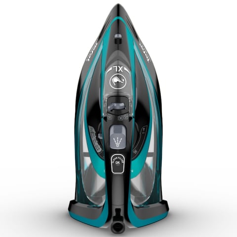 Fier de calcat Tefal FV9844E0 Ultimate Pure, Negru/Bleu [1]