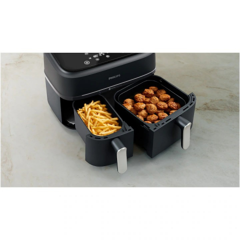 Friteuza dubla fara ulei Philips Airfryer Seria 3000 NA351/00, negru [4]
