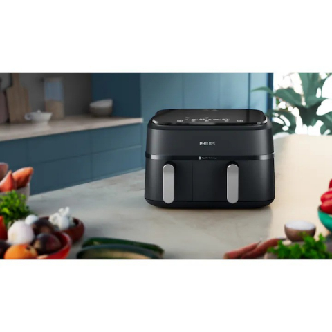 Friteuza dubla fara ulei Philips Airfryer Seria 3000 NA351/00, negru [8]
