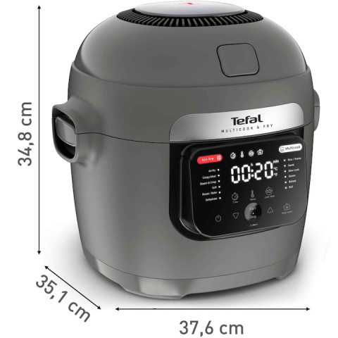Multicooker inteligent Tefal Multicook & Fry MY731BF0, 1200W, gri [4]
