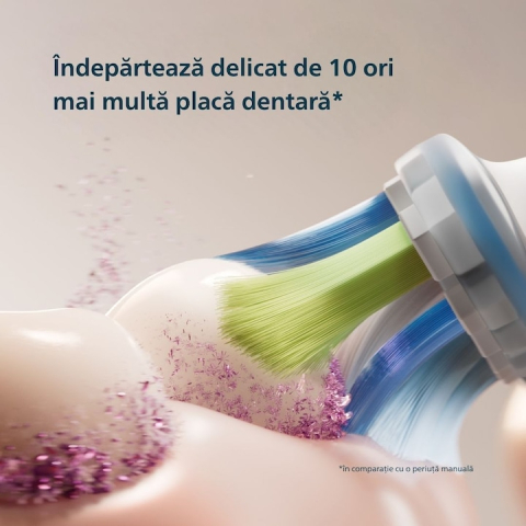 Periuta electrica sonica PHILIPS Sonicare DiamondClean Seria 9000 HX9911/79, roz [9]
