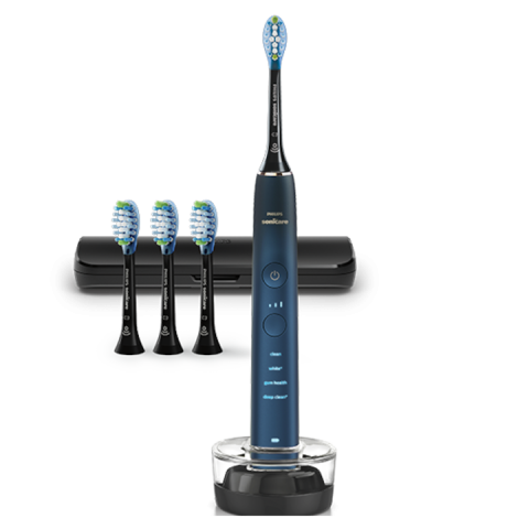 Periuta electrica sonica PHILIPS Sonicare DiamondClean Seria 9000 HX9911/89, Acvamarin [8]