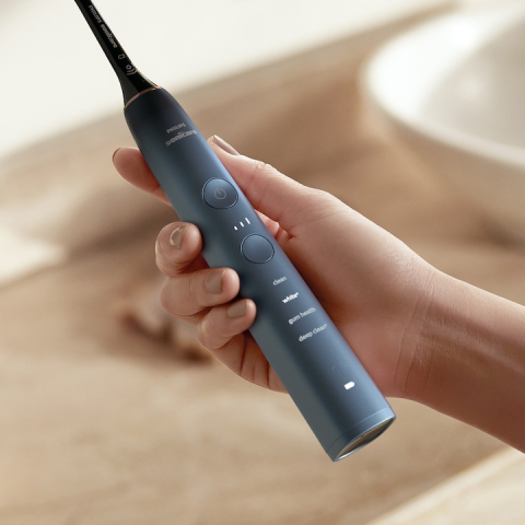 Periuta electrica sonica PHILIPS Sonicare DiamondClean Seria 9000 HX9911/89, Acvamarin [3]