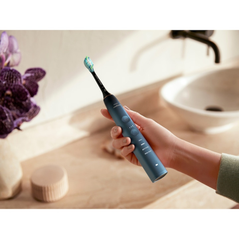 Periuta electrica sonica PHILIPS Sonicare DiamondClean Seria 9000 HX9911/89, Acvamarin [4]