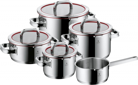 Pots and Pans - WMF Function 4 pots and pans set, 5 pieces, induction, stainless steel