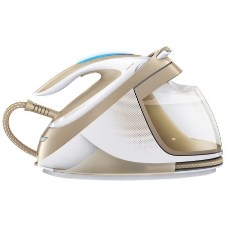Statie de calcat - Statie de calcat Philips PerfectCare Expert GC9642/60, alb/auriu