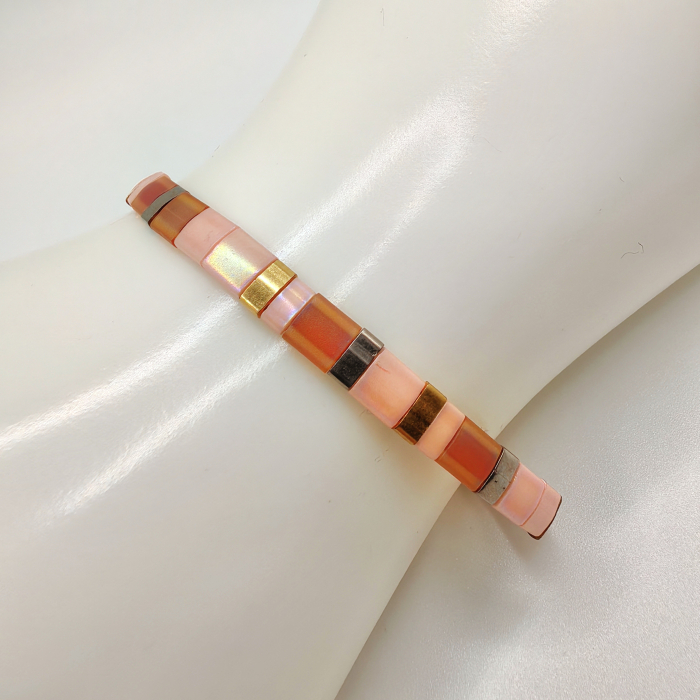 Asha - Bratara margele Miyuki din Japonia, placate cu Aur 24K [2]