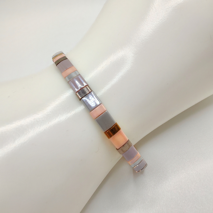 Asha - Bratara margele Miyuki din Japonia, placate cu Aur 24K [2]