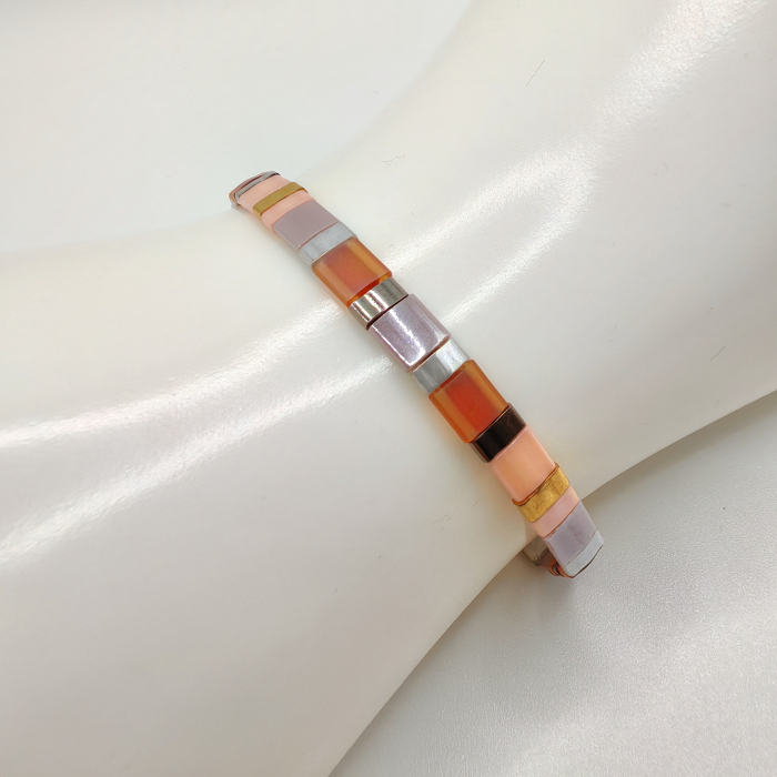 Asha - Bratara margele Miyuki din Japonia, placate cu Aur 24K [2]