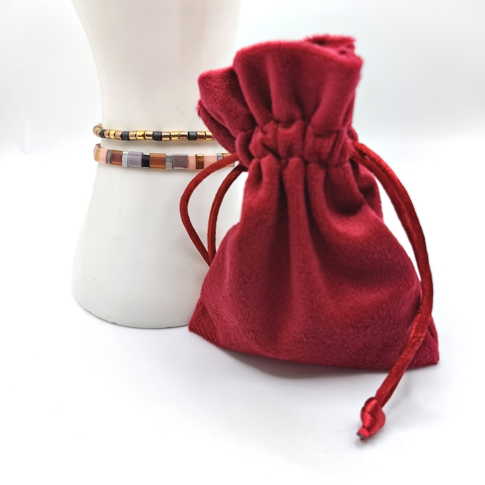 Asha - Set 2 bratari margele Miyuki din Japonia, placate cu Aur 24K [3]