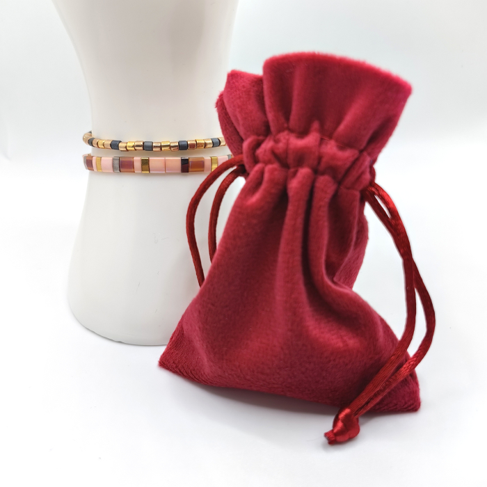 Asha - Set 2 bratari margele Miyuki din Japonia, placate cu Aur 24K [3]